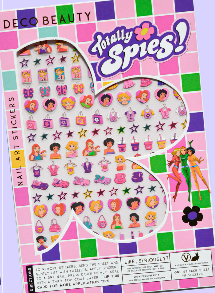 Like, Seriously! sticker sheet on purple background