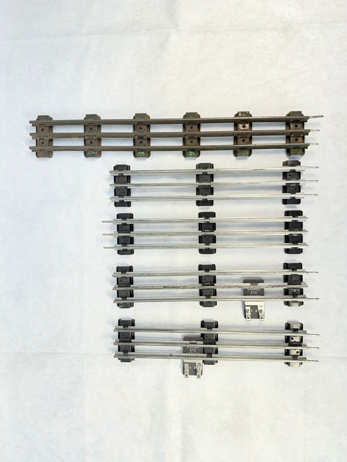 Lionel Metal O Gauge Model Railroad Track - Lot of 21 Sections