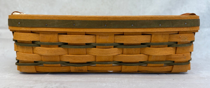 Longaberger 1997 Rectangular Serving Basket with Liners