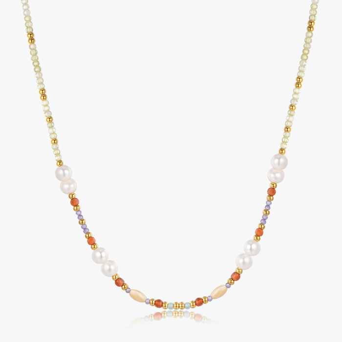 Maris Beaded Necklace - Flaire & Co.