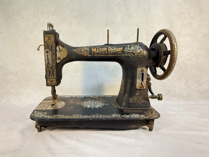 Mason Rotary 2010 Manual Sewing Machine for Parts or Restoration - RARE!