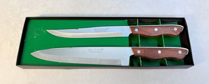 Maxam Stainless Steel Knife Set Japan - Like New!