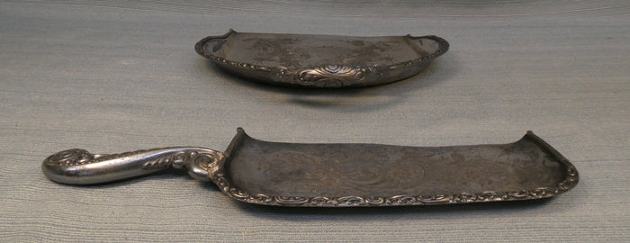 Meriden B. Co. Quaduple Plate Crumb Catchers - Lot of 2