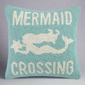 Mermaid Crossing Hook Pillow - The Riviera Towel Company
