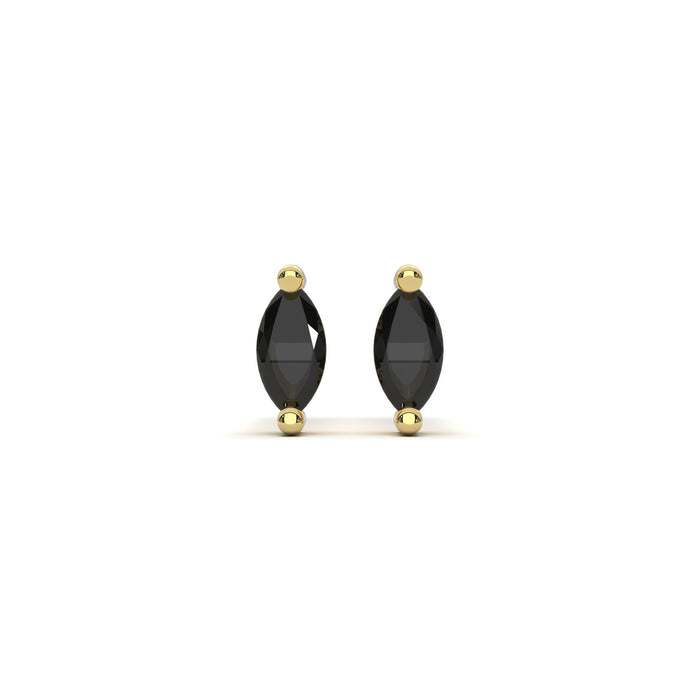 Micro Marquise Studs in Gold - Flaire & Co.