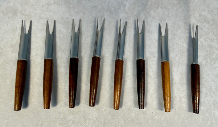 Mid-Century Modern Party Forks - set of 8