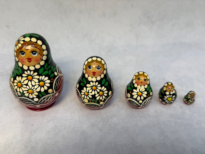 Miniature 5 Piece Matryoshka