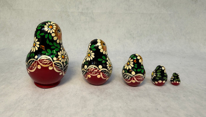 Miniature 5 Piece Matryoshka