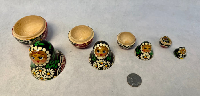 Miniature 5 Piece Matryoshka