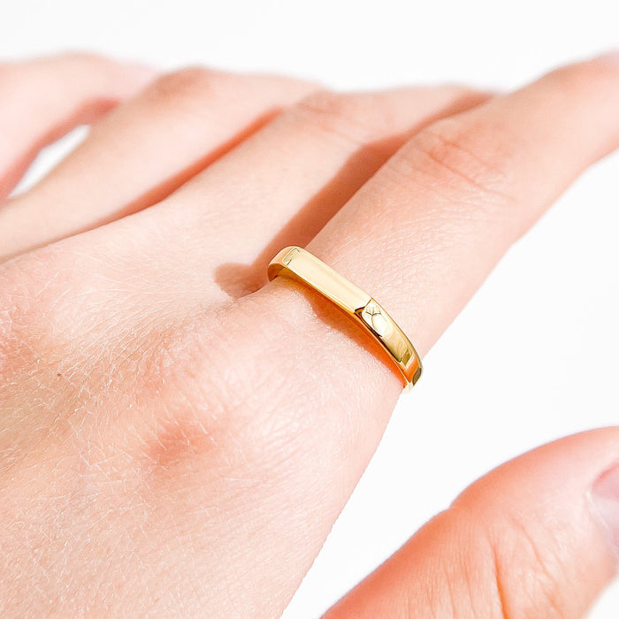 Miranda Ring Gold - Flaire & Co.