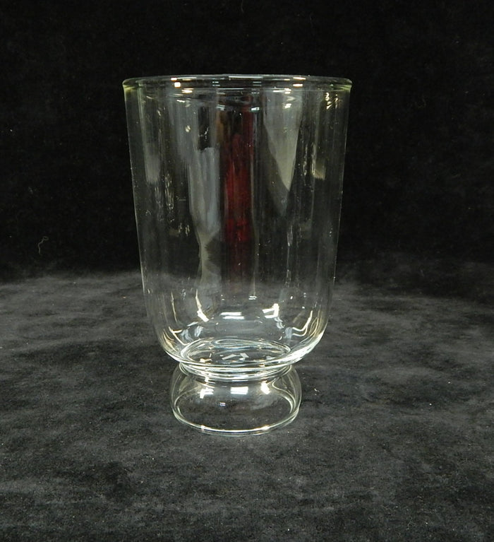 Modern Footed Clear 5" Drinking Glasses - Lot of 6