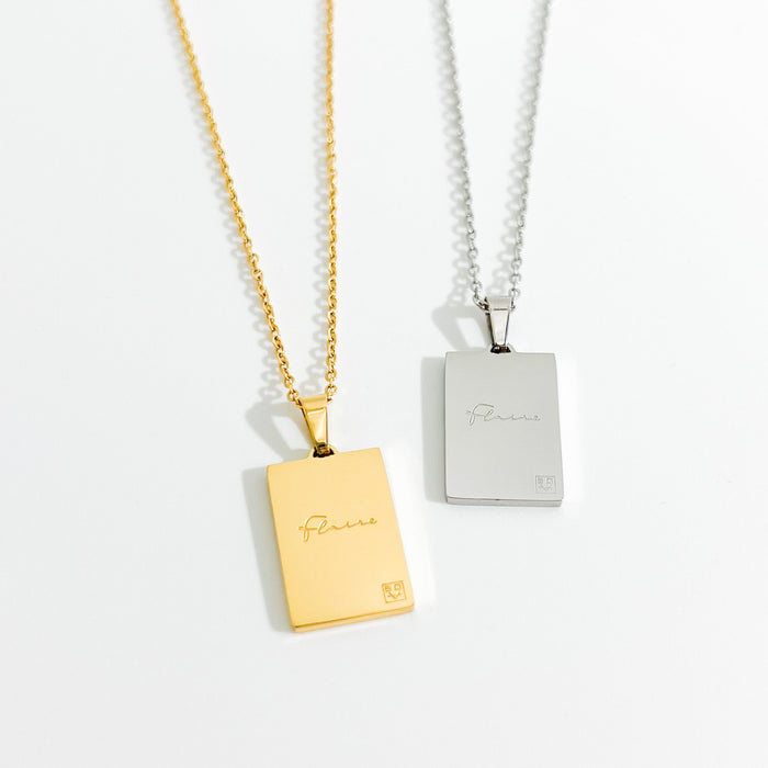Monstera Necklace (Nature’s Divinity Collection) - Flaire & Co.