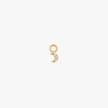 Moon Pave Hoop Charm (Single) - Flaire & Co.