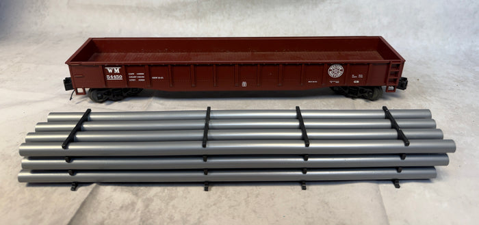 MTH Western Maryland 54450 Gondola Car w/Pipe Load 20-98903
