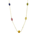 Multi Sapphire On Chain Necklace