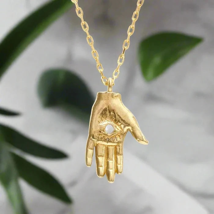 Mystic Hand Necklace - The Riviera Towel Company