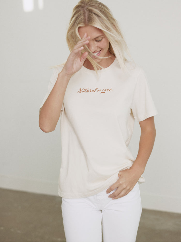 Natural As Love Organic Cause Tee by Hass