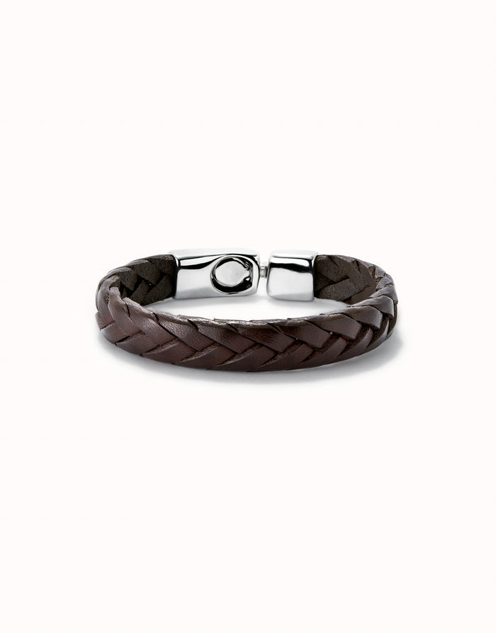 Natural Braided Leather Bracelet