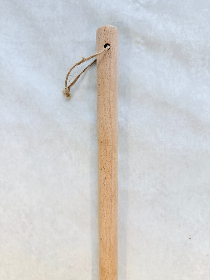 New Star Foodservice 16" x 18" Pizza Peel with Wood Handle