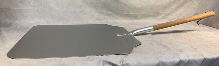 New Star Foodservice 16" x 18" Pizza Peel with Wood Handle