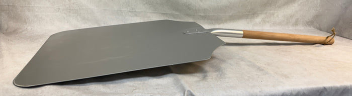 New Star Foodservice 16" x 18" Pizza Peel with Wood Handle