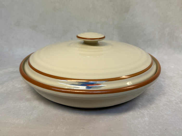 Noritake Stoneware Raindance 9.5" Tortilla Warmer w/Lid