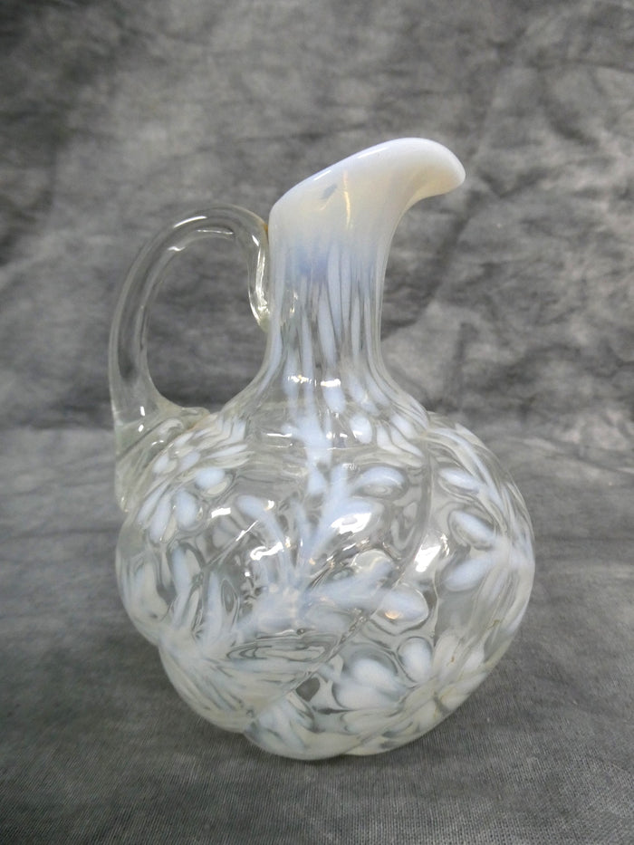 Northwood Opalescent Daisy Fern Swirl Cruet