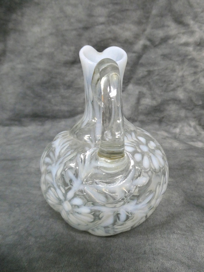Northwood Opalescent Daisy Fern Swirl Cruet