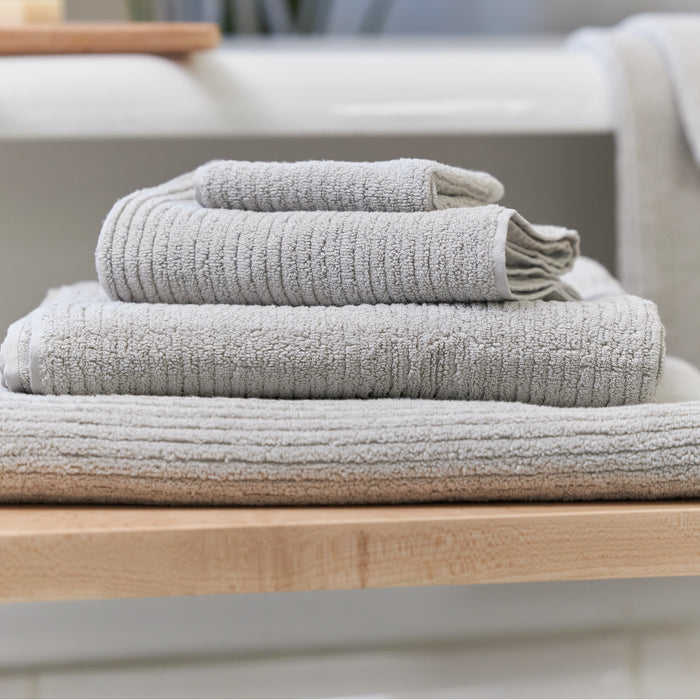 Avocado Organic Bath Towel Hand Washcloth Stone Grey Gray