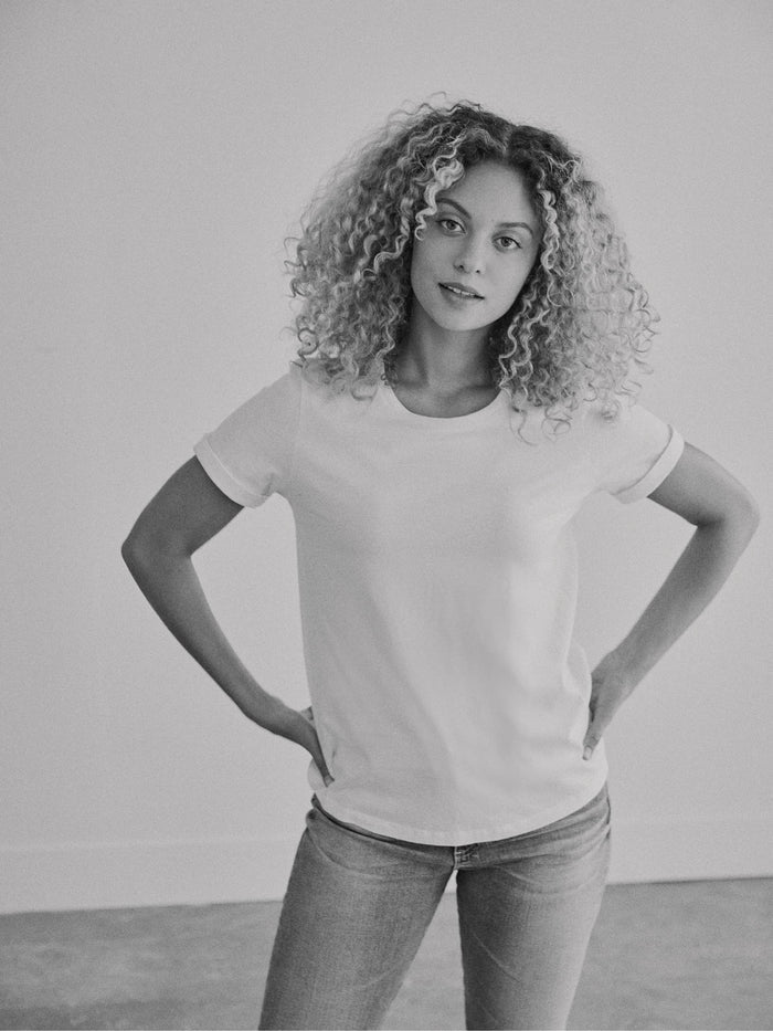 Organic Roll Cuff Tee