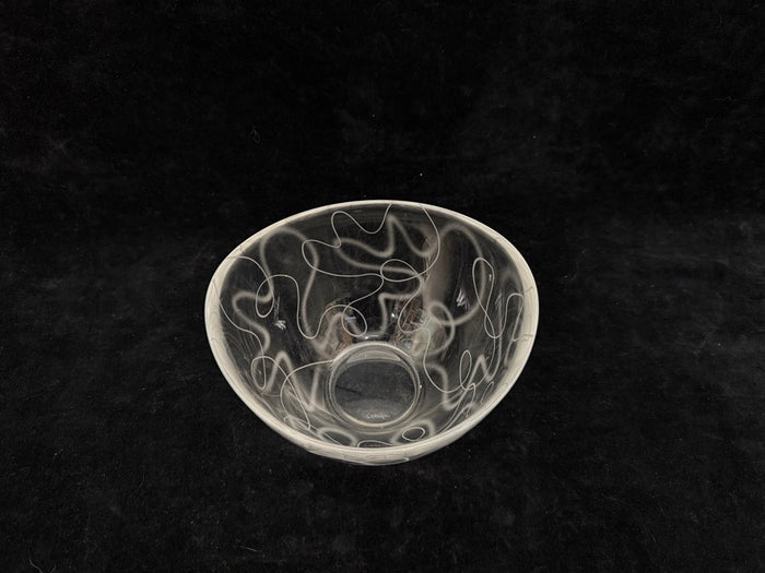 Orrefors Tangle Art Glass Bowl