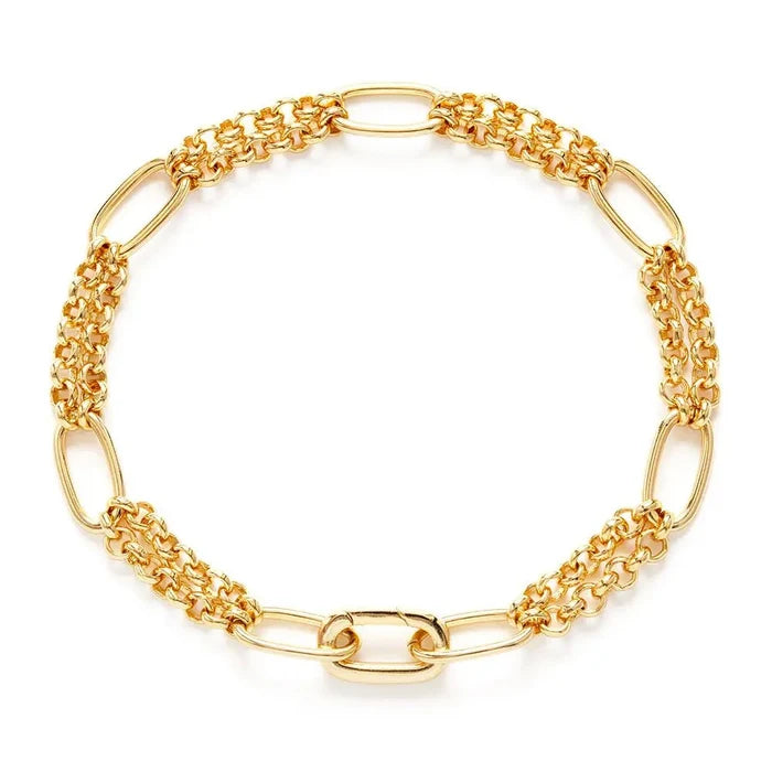 Oval Link Statement Chain Bracelet - The Riviera Towel Company