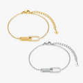 Pave Intertwined Links Bracelet