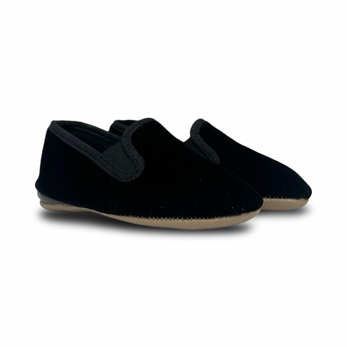 Pepe Black Velvet Smoking Slipper