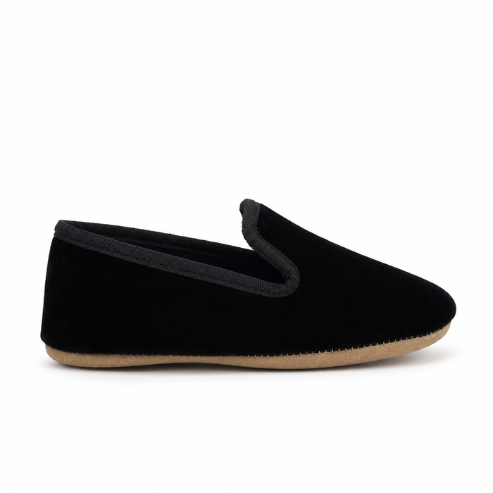 Pepe Black Velvet Smoking Slipper