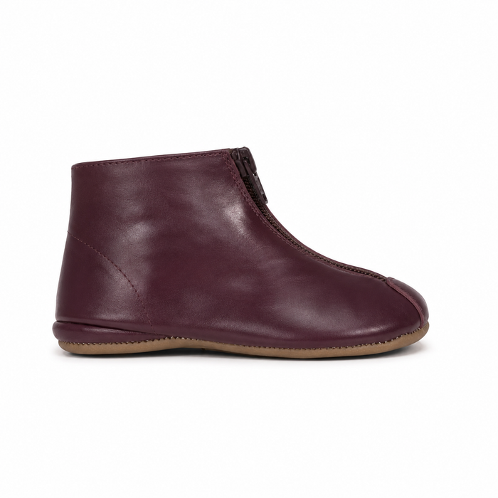 Pepe Bordeaux Zipper Bootie