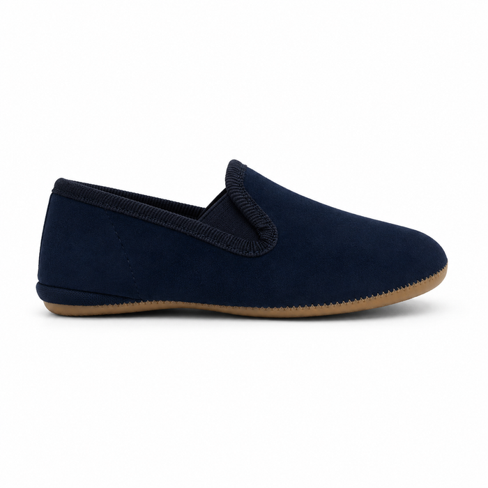 Pepe Navy Suede Smoking Slipper