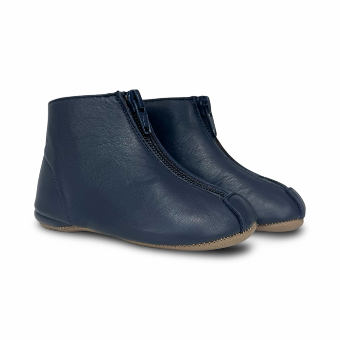 Pepe Navy Zipper Bootie