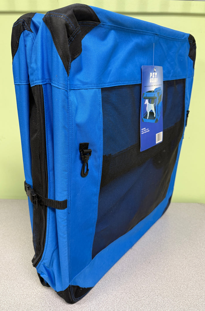 Pet Gear Home N'Go Soft Crate, Medium (36" x 24" x 27"), Blue - Brand New!