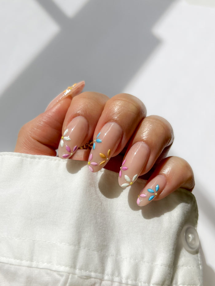 Petal Nail Art Stickers on tips