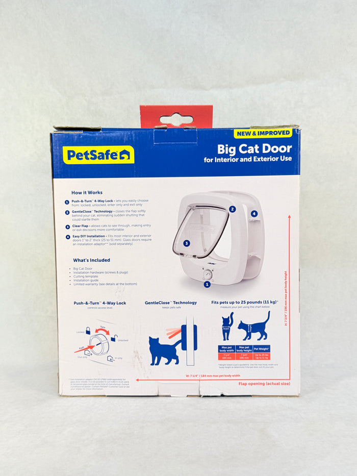 PetSafe Big Cat Door - Pets Up to 25 lbs. - Brand New!