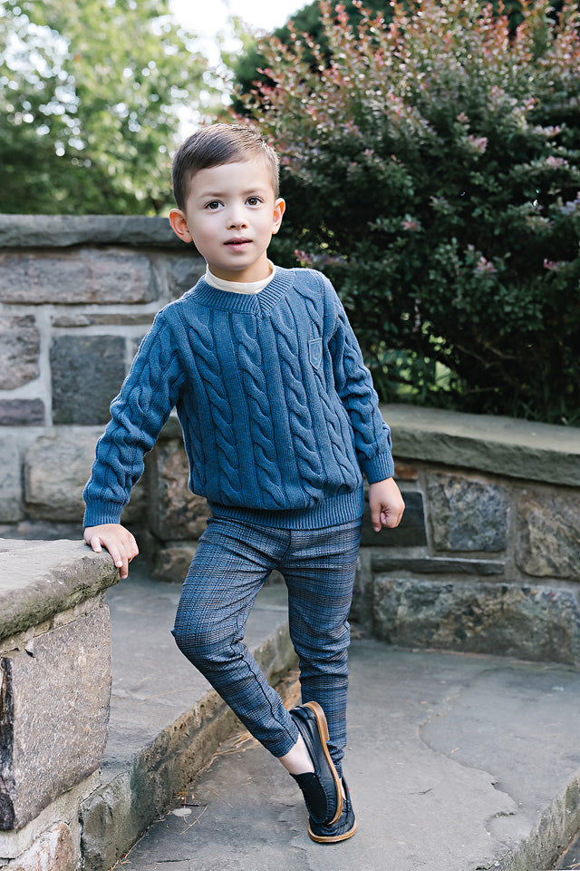 Plaid Pants-Multi Plaid