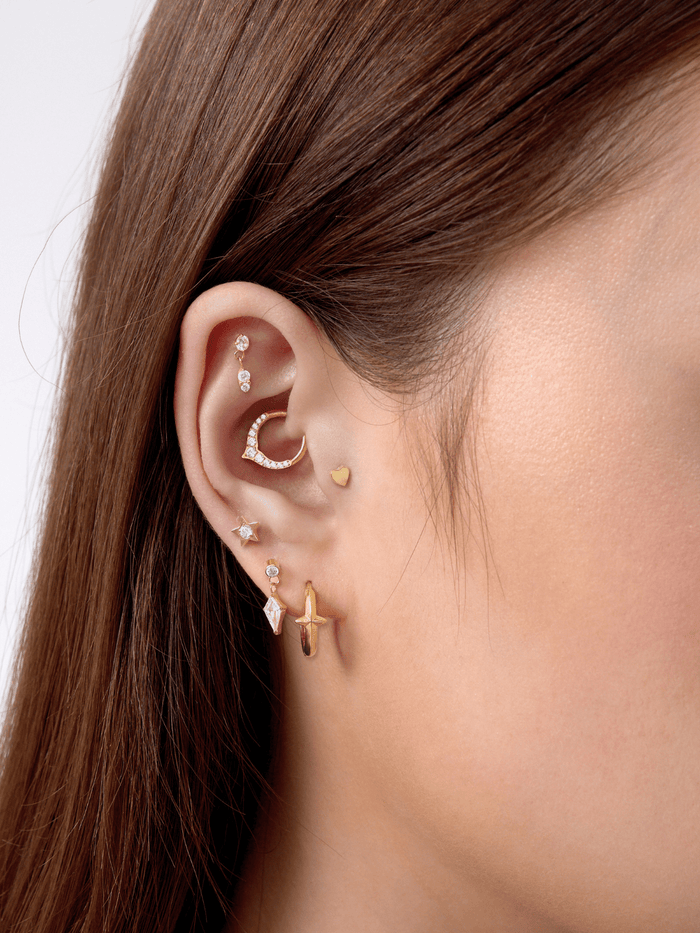 Polaris Star Gem Flat Back Stud (Single) - Flaire & Co.