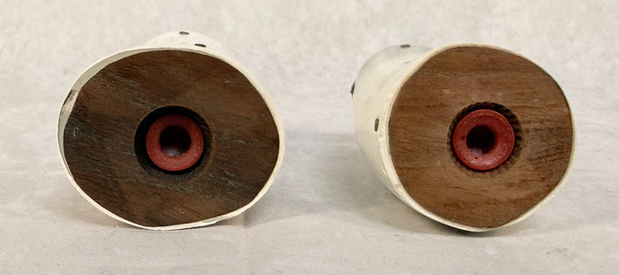 Polished Horn Salt and Pepper Shakers