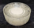 Princess House Fantasia Poinsetta 6" Bread Plates - Lot of 8