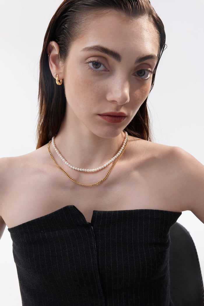Puffed Mini Earrings in Gold - Flaire & Co.