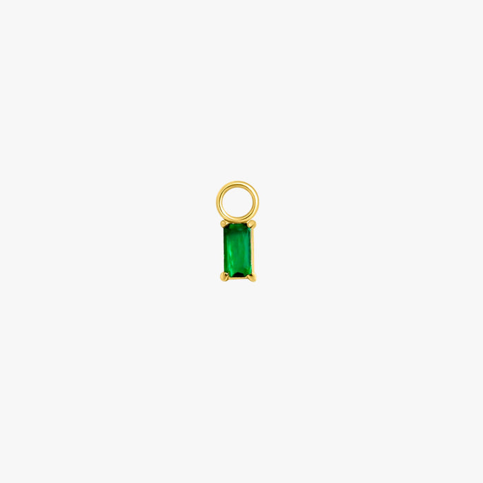 Rectangle Hoop Charms in Gold - Flaire & Co.