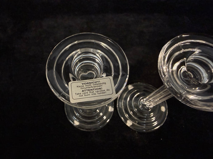 Reidel Glass Candle Holders
