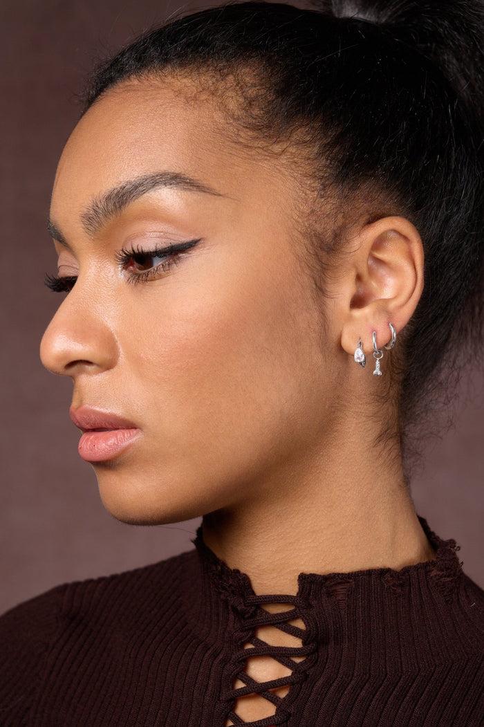 Rocket Hoop Charm (Single) - Flaire & Co.