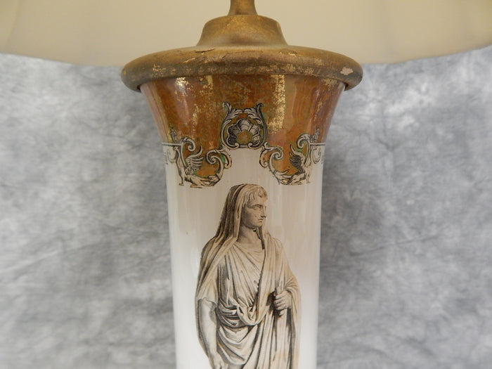 Roman-Themed Table Lamps - Set of 2, Working